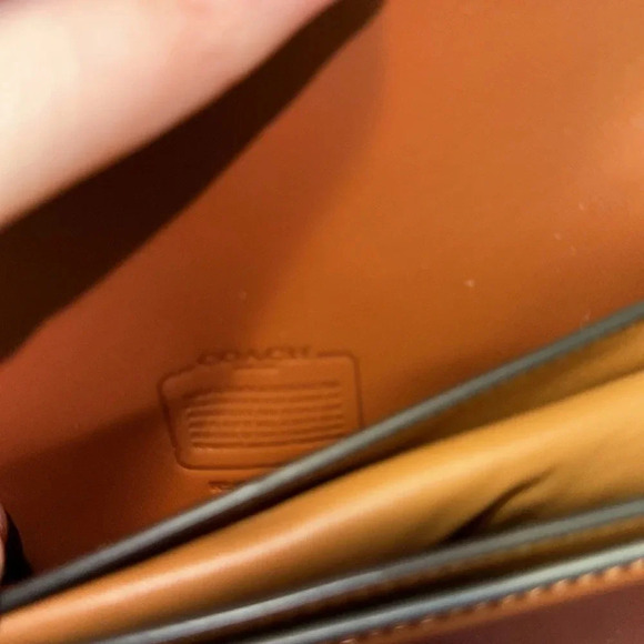 Coach Cognac Brown Bandit Shoulder Bag Leather Mini Bag Convertible Crossbody - Picture 5 of 11